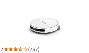 Robot aspirador Rowenta Explorer Serie 60 blanco, listo para conectar wifi y limpiar tu hogar.