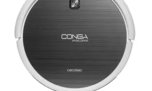 Robot aspirador Conga 9090 Excellence, con su diseño elegante y moderno, listo para solucionar problemas de limpieza.