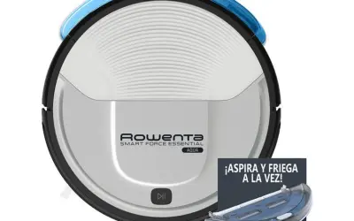 Robot aspirador Rowenta Smart Force Essential Aqua, aspira y friega a la vez.