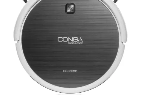 Robot aspirador Conga 9090 Excellence, con su diseño elegante y moderno, listo para solucionar problemas de limpieza.