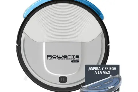 Robot aspirador Rowenta Smart Force Essential Aqua, aspira y friega a la vez.