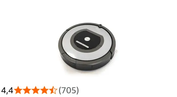 Robot aspirador iRobot Roomba, con botón "CLEAN". Si aparece un **error 6 Roomba**, puede ser por un problema en las ruedas.