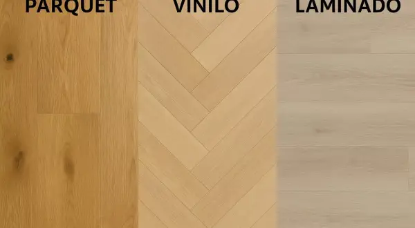 Tres tipos de suelo: parquet, vinilo y laminado. El parquet es la tarima flotante más natural.