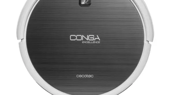 Robot aspirador Conga 9090 Excellence, con su diseño elegante y moderno, listo para solucionar problemas de limpieza.