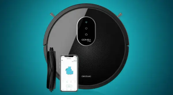 Robot aspirador Conga 1790, con cepillo y app móvil. La mejor conga calidad precio para tu hogar.
