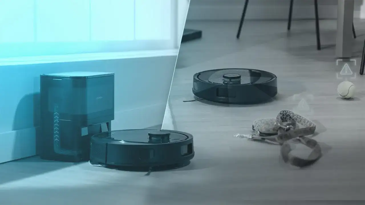 Modelos Conga Cecotec: robots aspiradores inteligentes que detectan obstáculos como pelotas y llaves para una limpieza sin interrupciones.