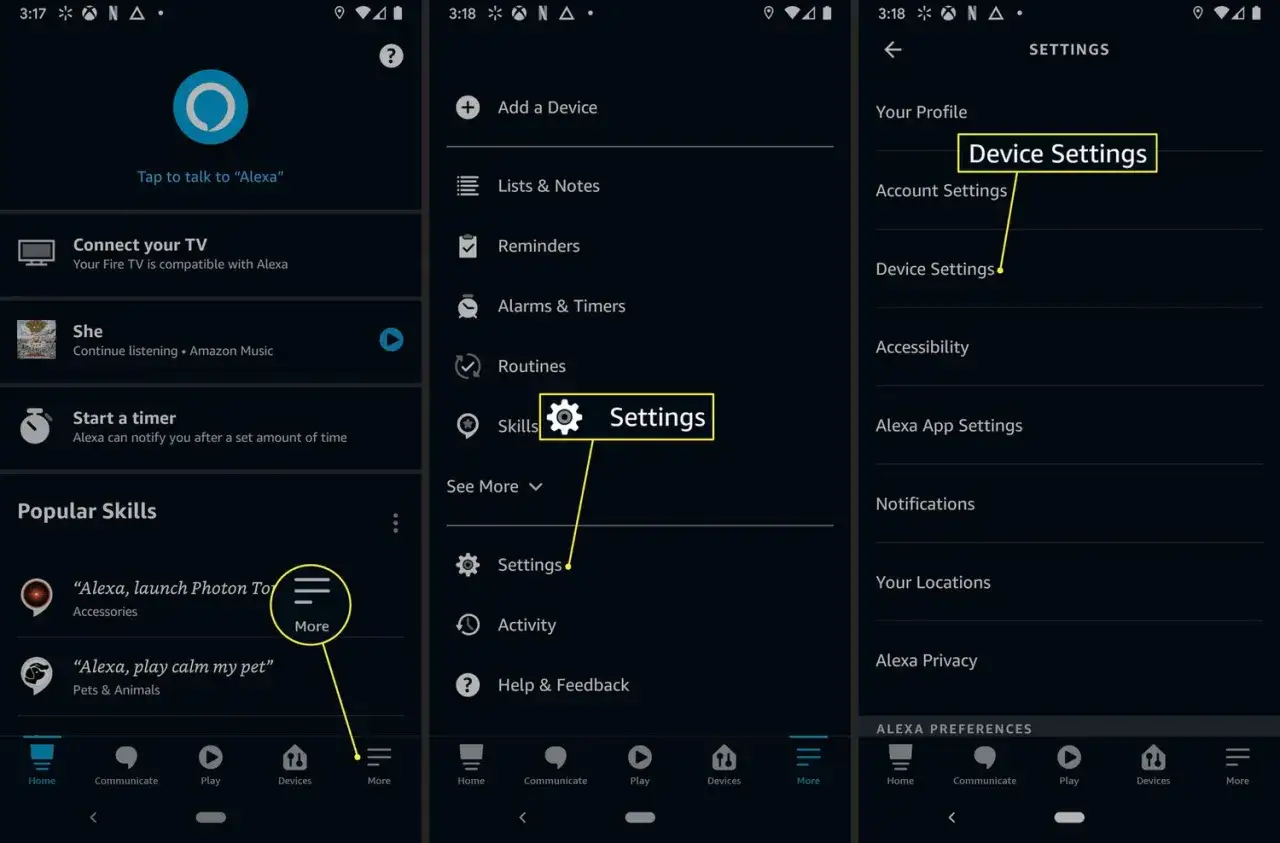 Pasos para conectar Alexa a WiFi: Toca