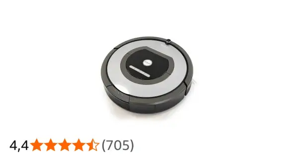 Robot aspirador iRobot Roomba, con botón "CLEAN". Si aparece un **error 6 Roomba**, puede ser por un problema en las ruedas.