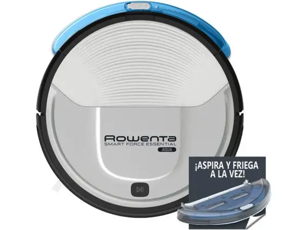 Robot aspirador Rowenta Smart Force Essential Aqua, aspira y friega a la vez.